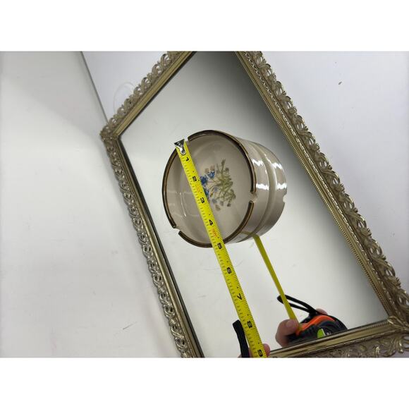 Vintage Otagiri Floral Ceramic Ashtray - Mid-Century Design, 3 slot Japan Stonew - Picture 8 of 10